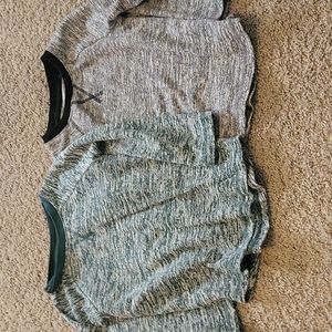 Two long sleeve shirts